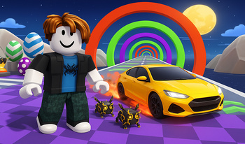 Obby: Drive your car as far as possible