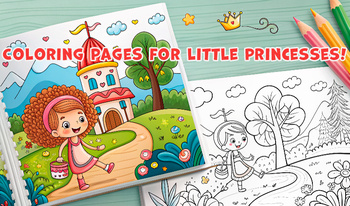 Coloring pages for little princesses!