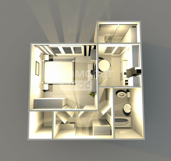 35 м², 1-комнатная квартира 6 600 000 ₽ - изображение 81