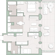 Квартира 69,2 м², 2-комнатная - изображение 2