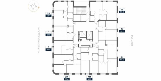 Квартира 60,6 м², 2-комнатная - изображение 2