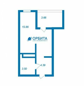 Квартира 30,8 м², студия - изображение 1