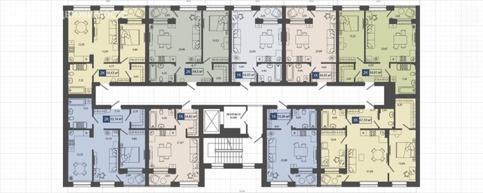 Квартира 34,8 м², 1-комнатная - изображение 1